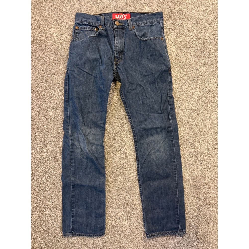 Levis 511 Jeans Kids 16 Regular Blue Skinny Denim Pants Stretch Medium Wash